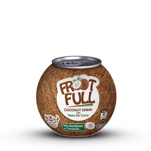 Coconut Fruit Drink Round Can 250ml